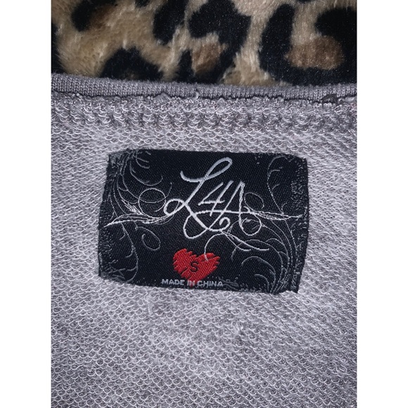 Women’s L4A Gray Long Sleeve Sweatshirt 👽 - Picture 6 of 6